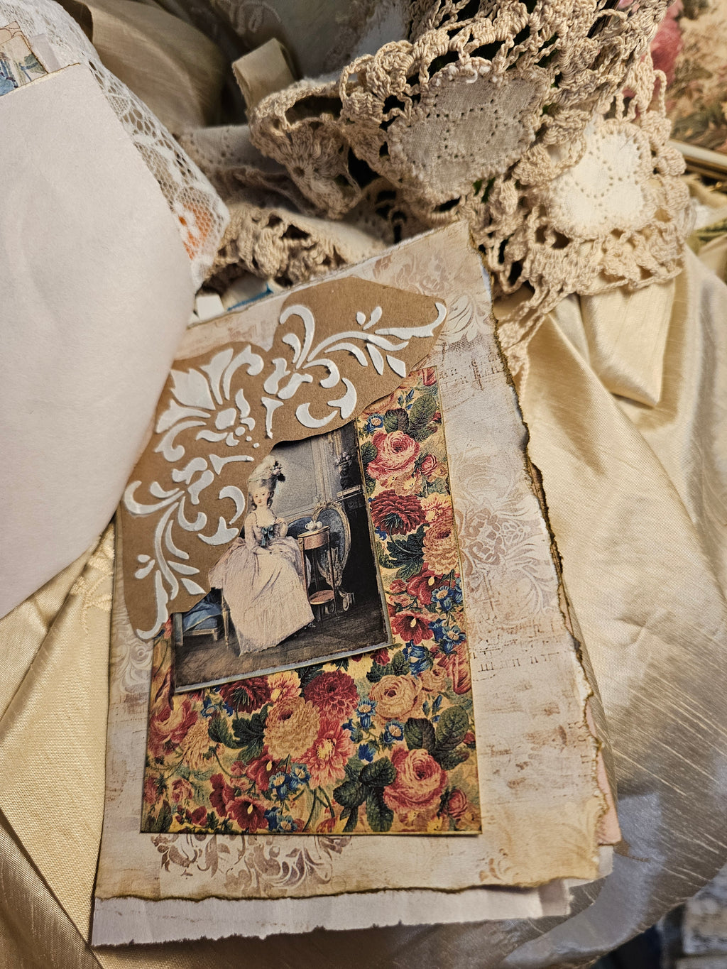 Orange Blossom Journal with ephemera