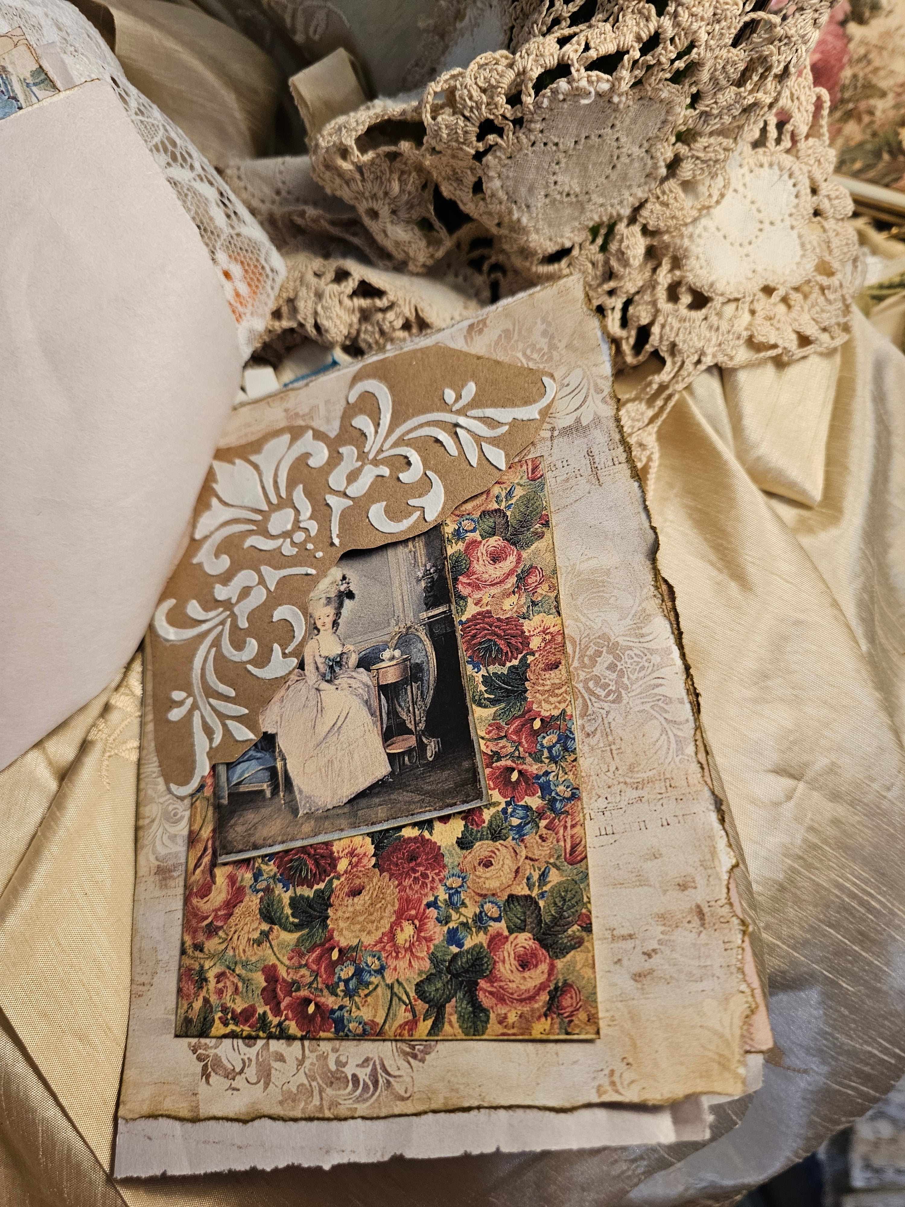 Orange Blossom Journal with ephemera