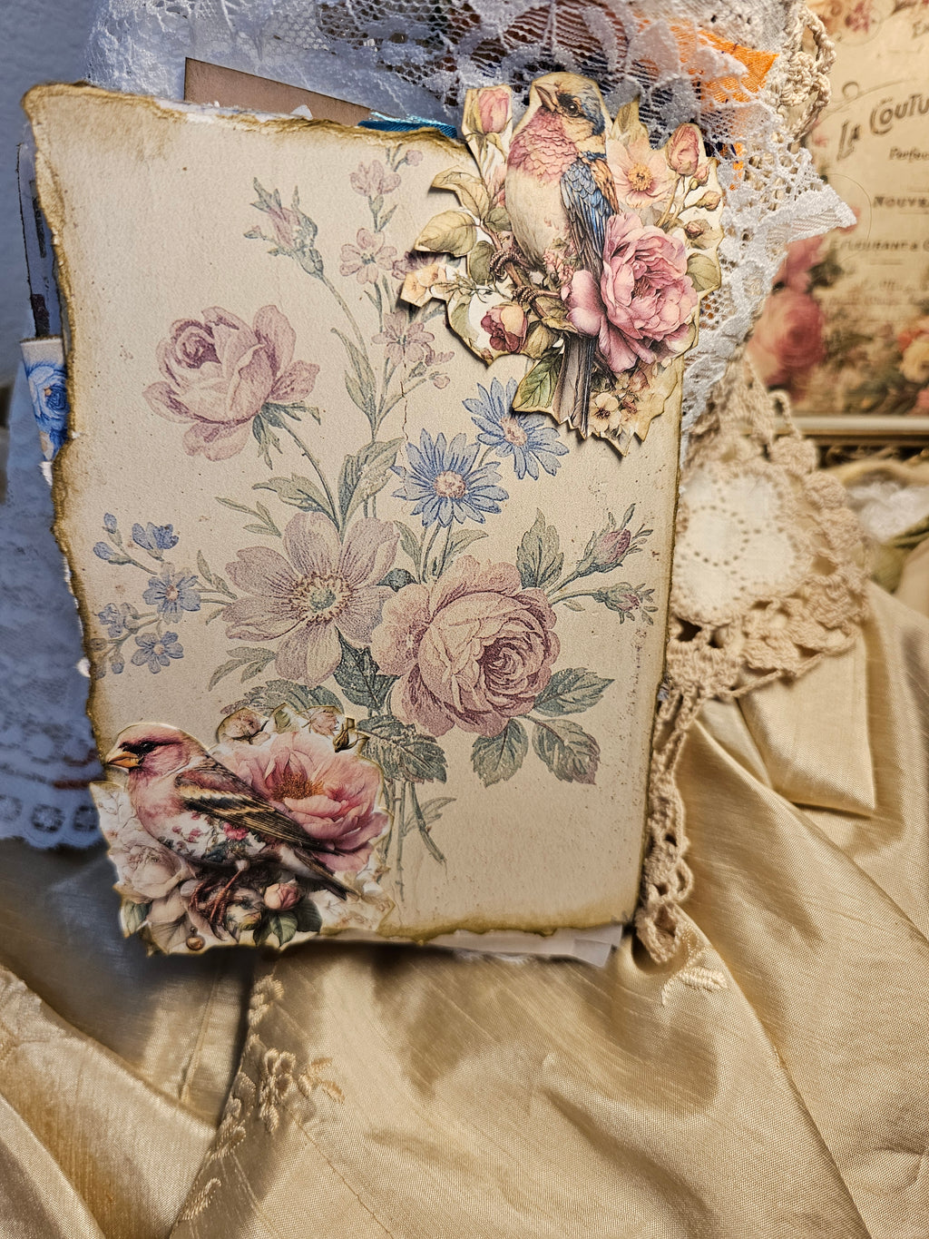 Orange Blossom Journal with ephemera